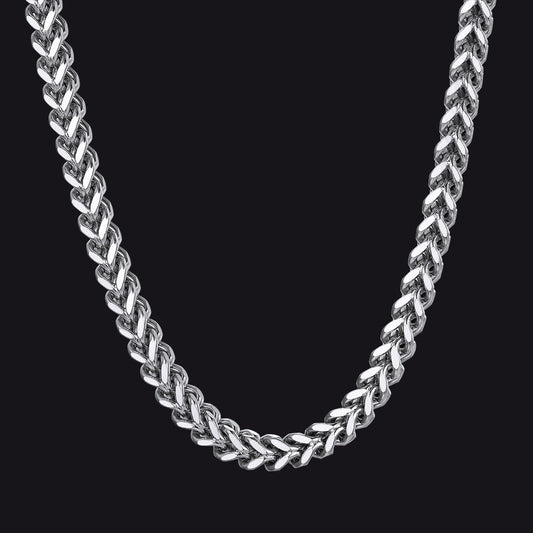 Franco Chain Link Stainless Steel Necklace for