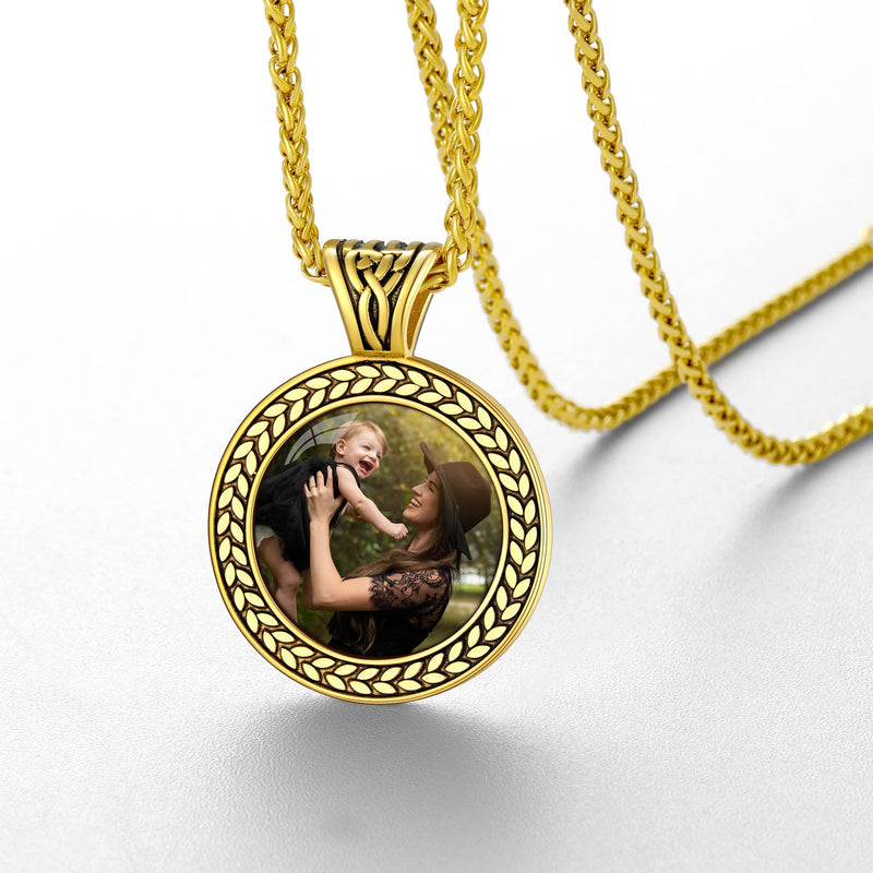 Personalized Pet Memorial Picture Necklace Pendant With Photo for