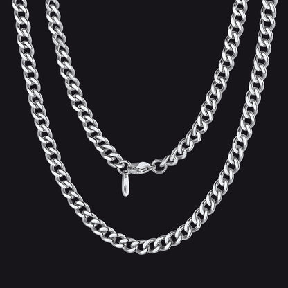 Sturdy Cuban Chain Necklace for 5/7/9/12mm Width
