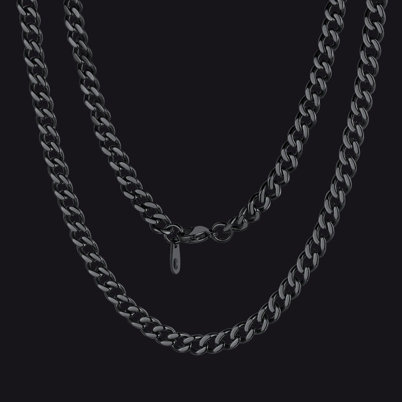 Sturdy Cuban Chain Necklace for 5/7/9/12mm Width