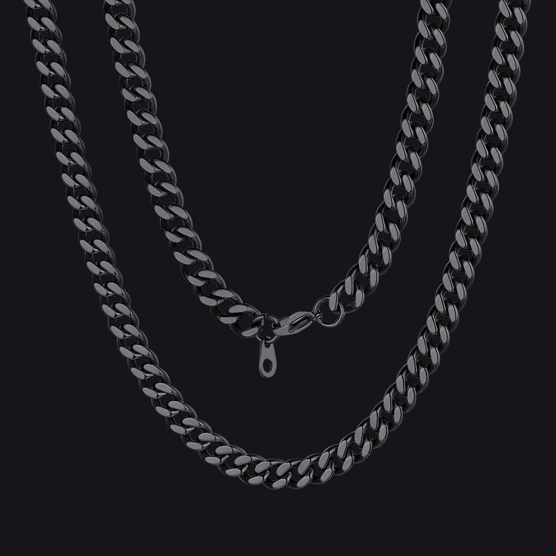 Sturdy Cuban Chain Necklace for 5/7/9/12mm Width