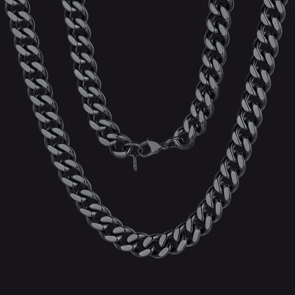 Sturdy Cuban Chain Necklace for 5/7/9/12mm Width