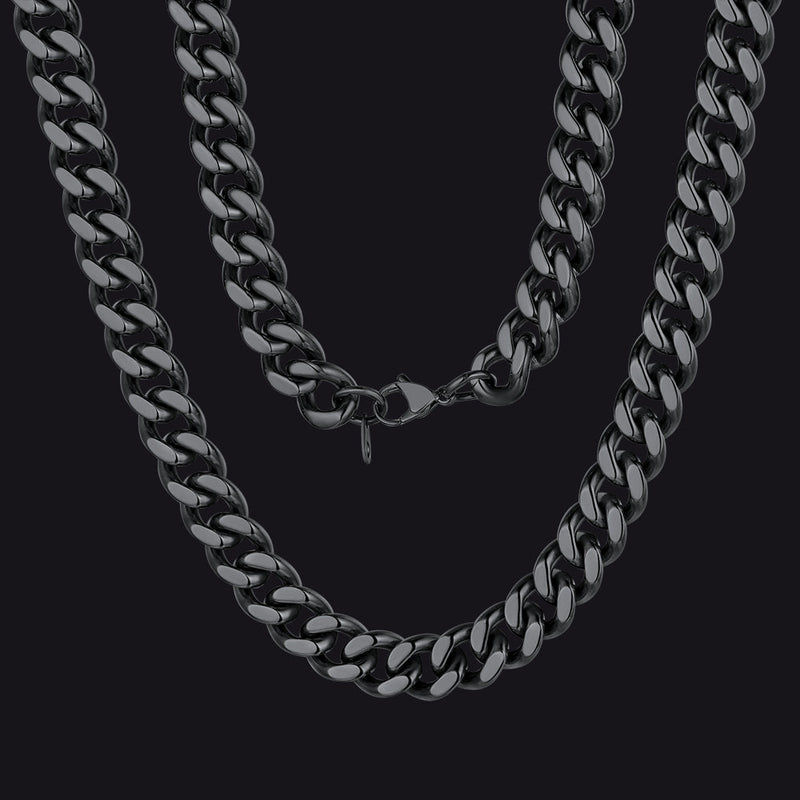 Sturdy Cuban Chain Necklace for 5/7/9/12mm Width
