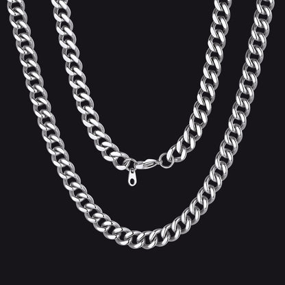 Sturdy Cuban Chain Necklace for 5/7/9/12mm Width