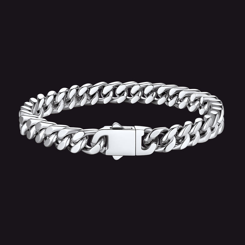 Miami Cuban Chain Bracelet 5/7/9/12mm Width Birthday Gift for