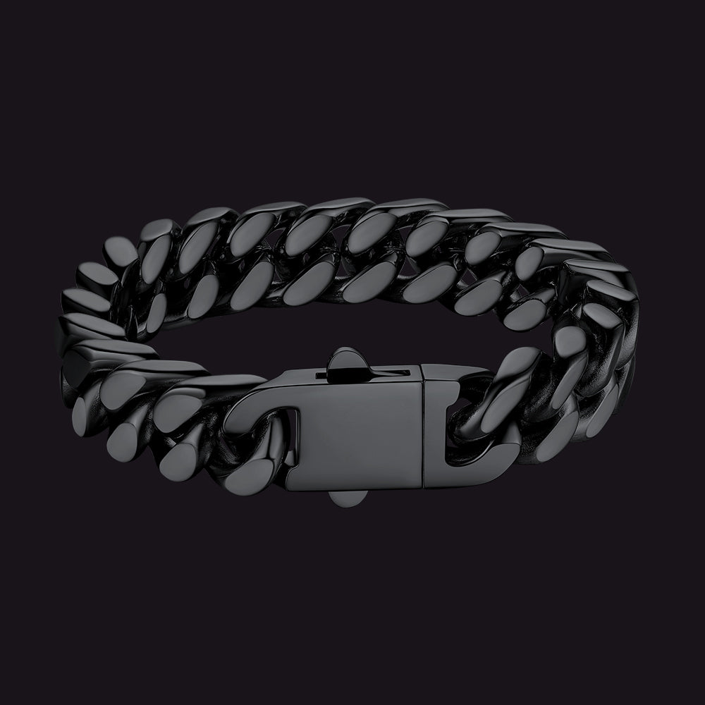 Miami Cuban Link Chain Bracelet 5/7/9/12mm Width for