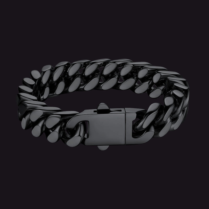 Miami Cuban Chain Bracelet 5/7/9/12mm Width Birthday Gift for