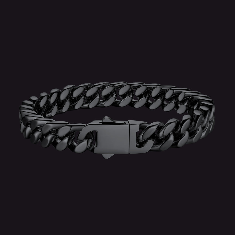 Miami Cuban Link Chain Bracelet 5/7/9/12mm Width for