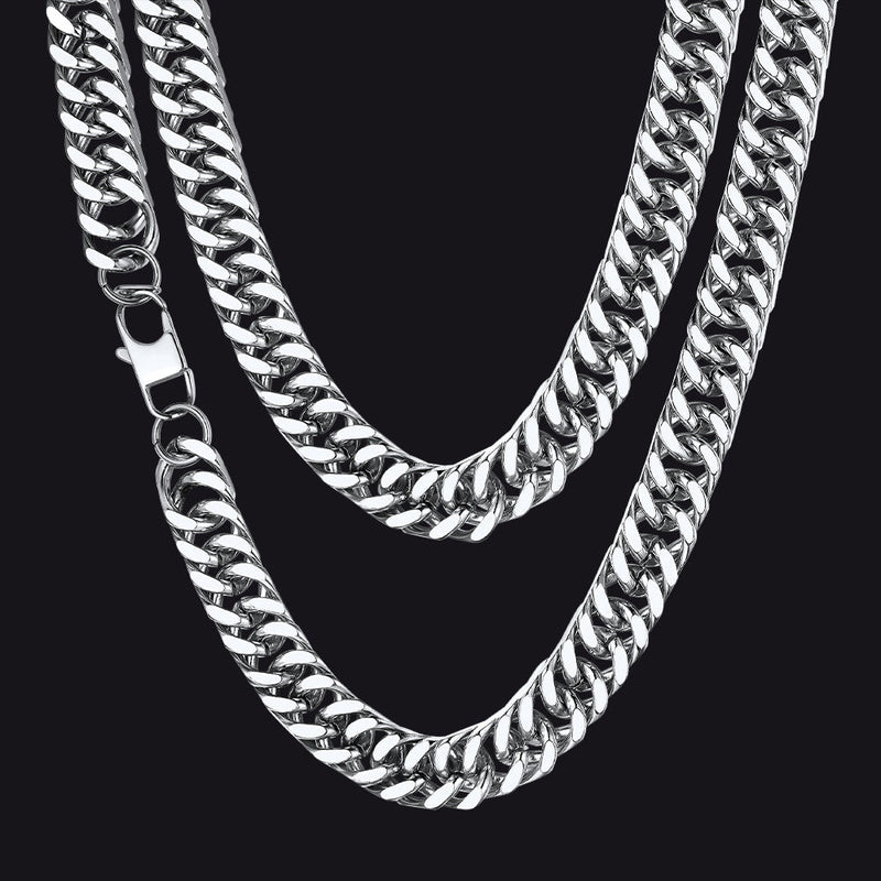 Heavy Miami Cuban Link Chain Necklace for