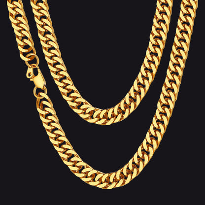 Heavy Miami Cuban Link Chain Necklace for