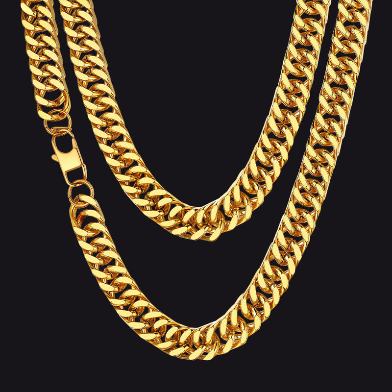 Heavy Miami Cuban Link Chain Necklace for