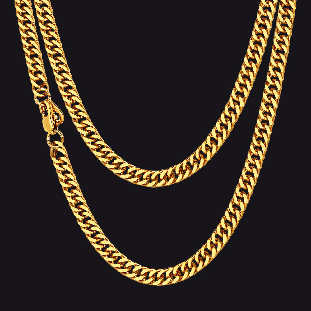 Heavy Miami Cuban Link Chain Necklace for