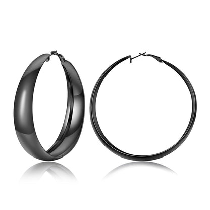 Minimalist Circle Round Huggie Hoop Earrings for , 40/60/80mm