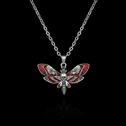 Blood Moth Necklace