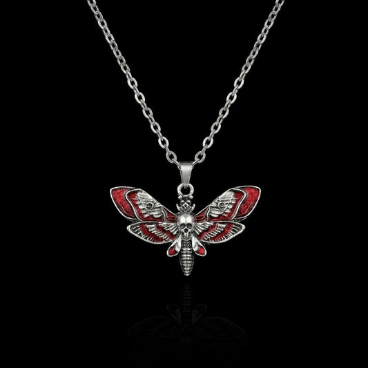 Blood Moth Necklace