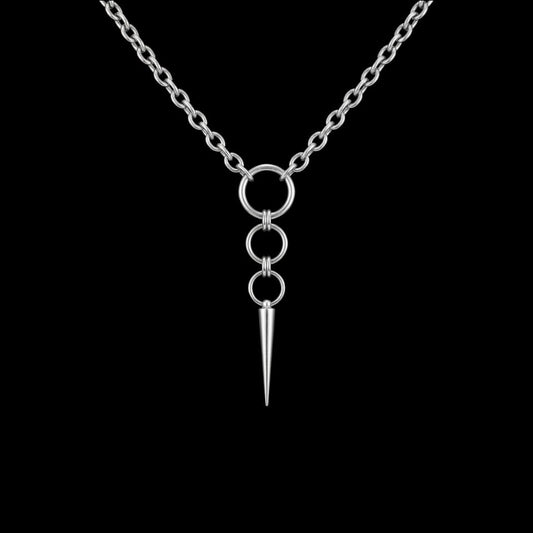 Hoop Spike Necklace