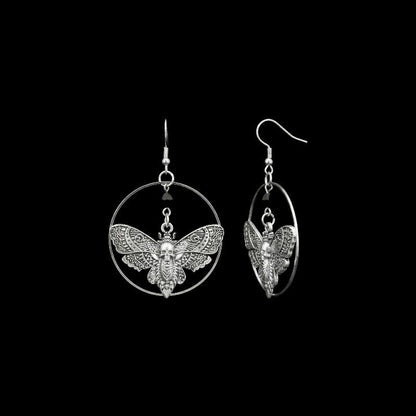Halo Moth Earrings