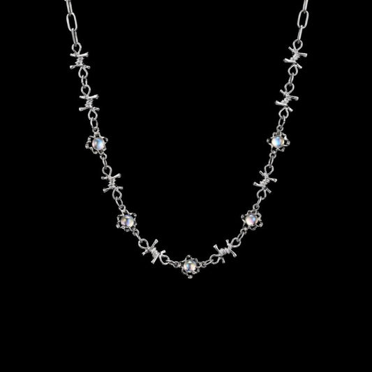 Opal Barb Necklace