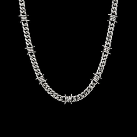 9mm Barb Wire Cuban Chain