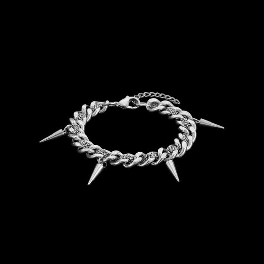 Spiked Cuban Bracelet