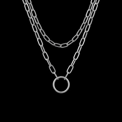 Layered O-chain Necklace