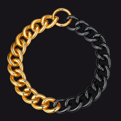 23mm Wide Chain Choker Necklace for