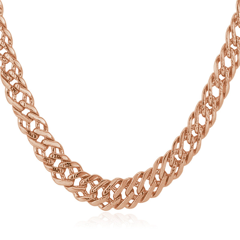6mm Width Chain Link Necklace for