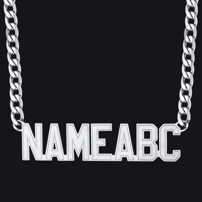 Customized Nameplate Cuban Chain Necklace for