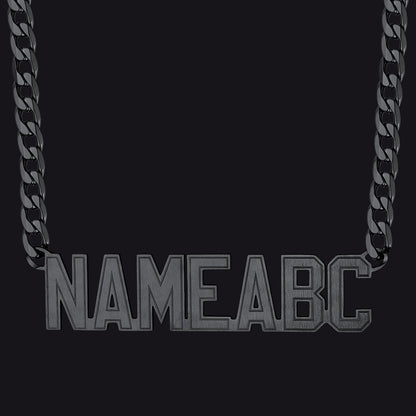 Customized Nameplate Cuban Chain Necklace for