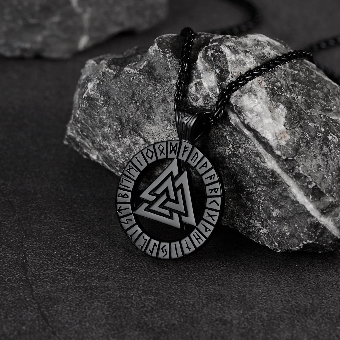 Nordic Viking Runes Celtic Pendant Necklaces for