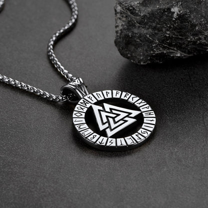 Nordic Viking Runes Celtic Pendant Necklaces for