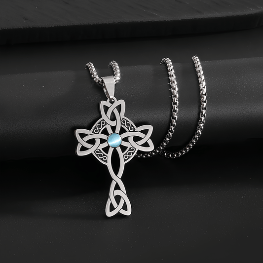 Four Realms Celtic Cross Necklace