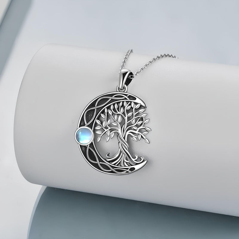 Sacred Moon Tree of Life Necklace