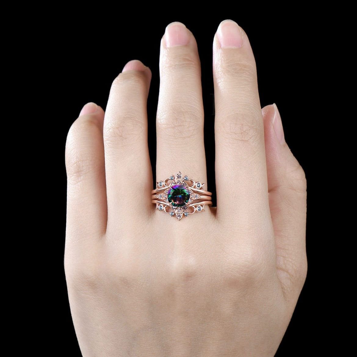 Rainbow Magick Trinity Ring