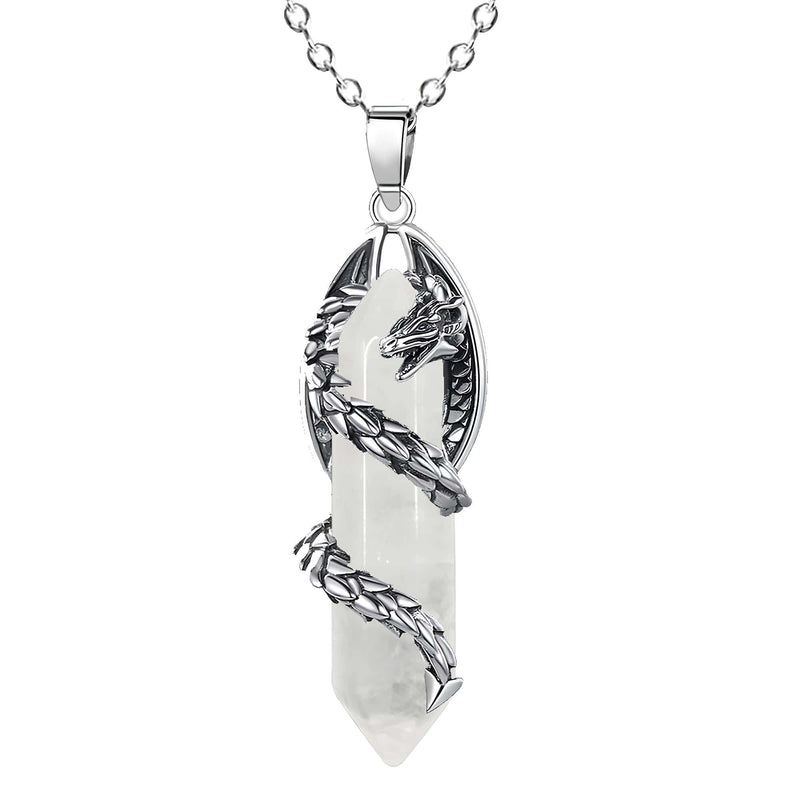 Celestial Dragonfang Crystal Necklace