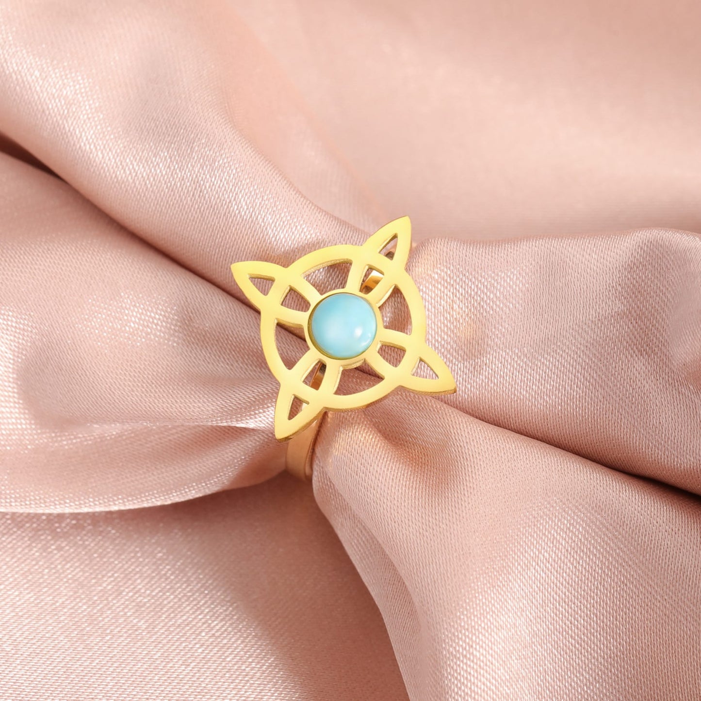 Sacred Witches Knot Bloom Ring