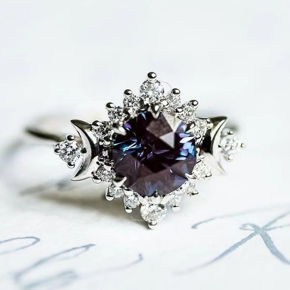 Lunar Wisdom Triple Goddess Ring