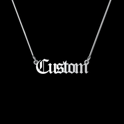 Old English Personalized Necklace