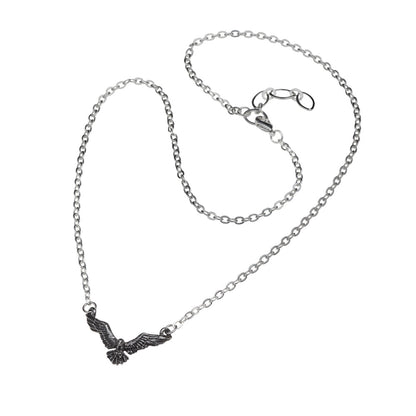 Ravenette Pendant Raven Necklace by Alchemy Gothic