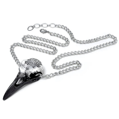Volvan Ravenskull Viking Necklace by Alchemy Gothic