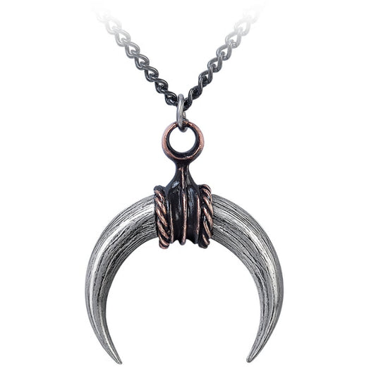 Mithras Horns Pendant Necklace by Alchemy Gothic