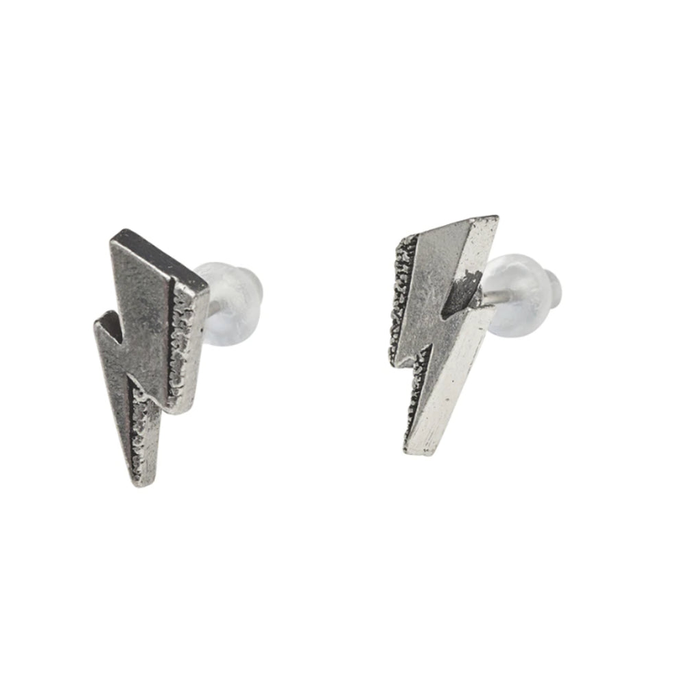 David Bowie Flash Studs Lightning Bolt Earrings by Alchemy Gothic