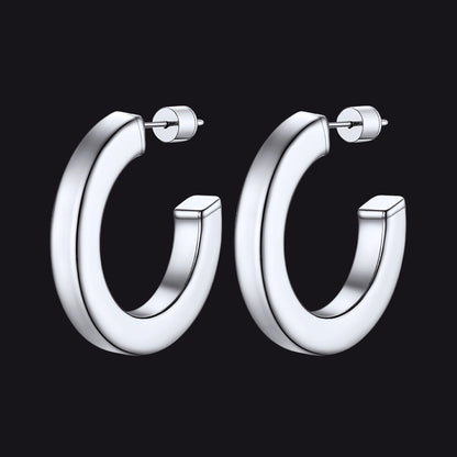 20/30/40/60/80mm Minimalist Hoop Earrings for
