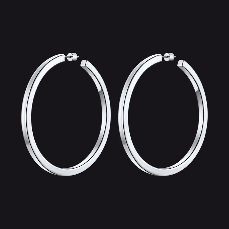 20/30/40/60/80mm Minimalist Hoop Earrings for