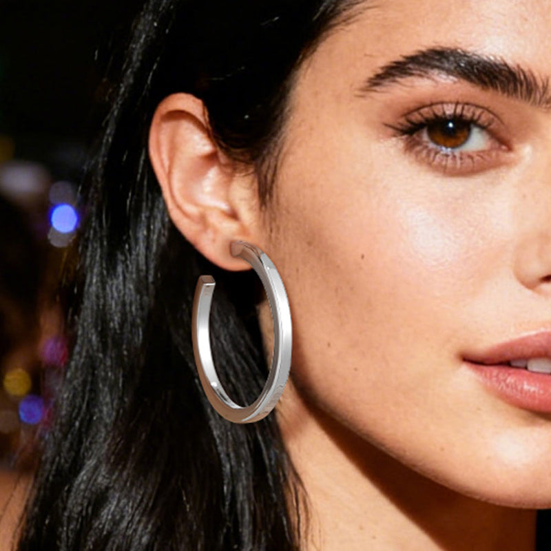 20/30/40/60/80mm Minimalist Hoop Earrings for
