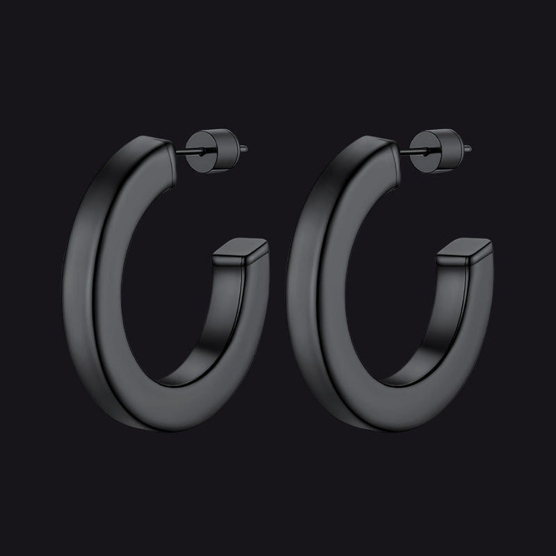 20/30/40/60/80mm Minimalist Hoop Earrings for
