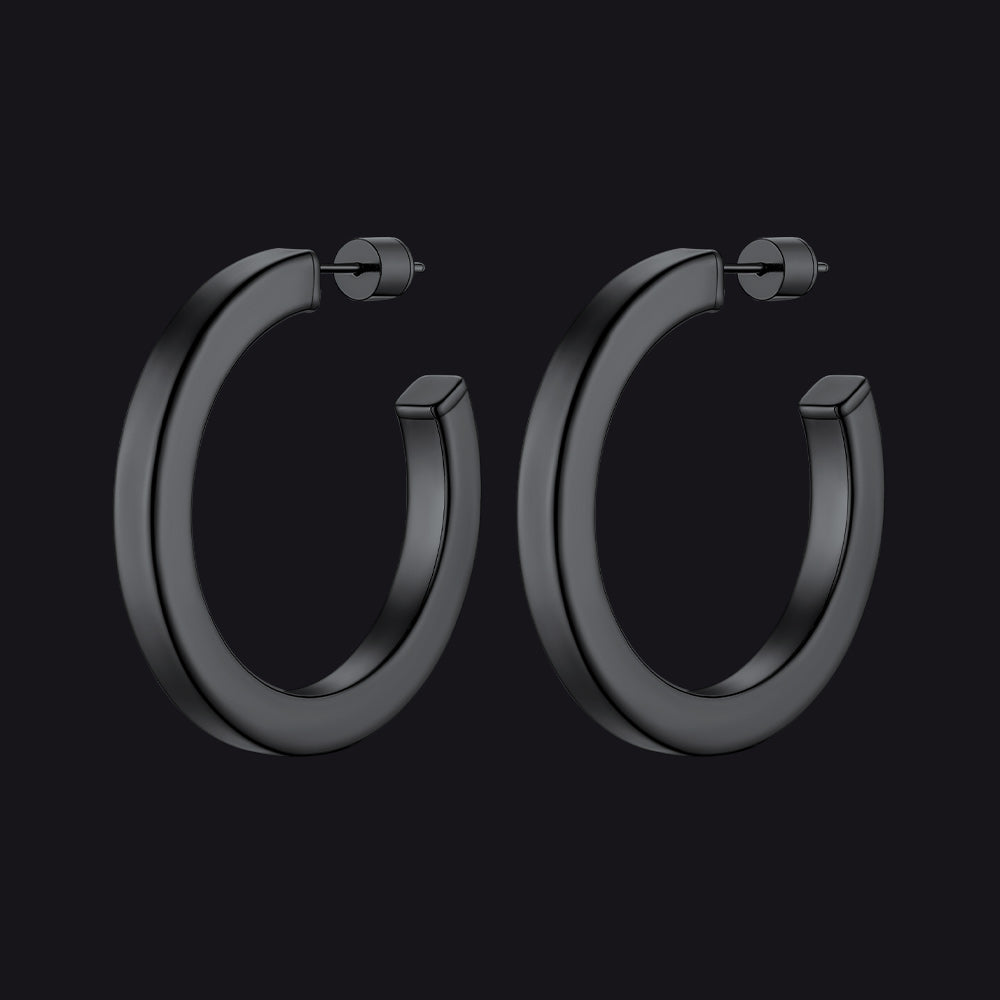 20/30/40/60/80mm Minimalist Hoop Earrings for