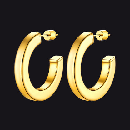20/30/40/60/80mm Minimalist Hoop Earrings for