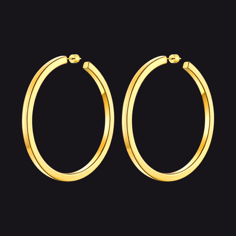 20/30/40/60/80mm Minimalist Hoop Earrings for