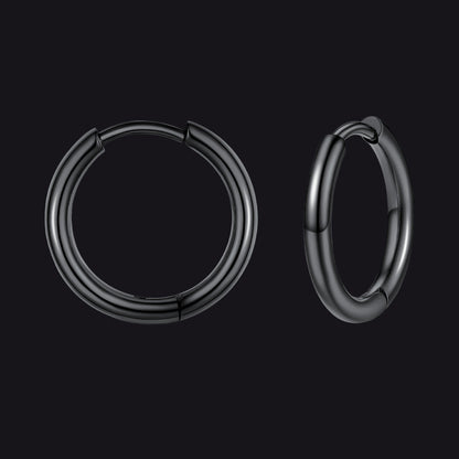 Stainless Steel Small Huggie Hoop Earrings for